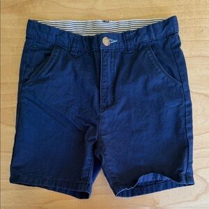 Zara Navy Blue Cotton Shorts for Kids